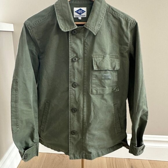 Madness Print Utility Cotton Jacket – Green Khaki | Size Small - Picture 3 of 10
